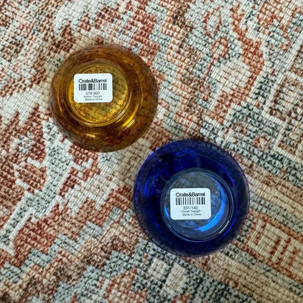 FREE GIFT with purchase - Crate and Barrel Votive Tealight Holders